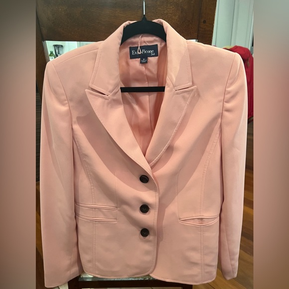 Evan Picone Pink Blazer size 8 - Picture 1 of 5